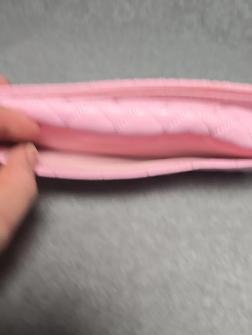 Pink Quilted Heart-Detail Wallet